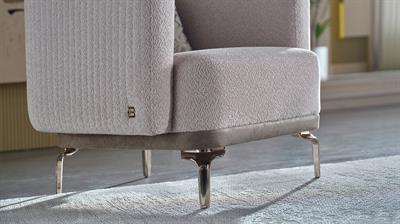 Bellona Estella Tekli Koltuk Estel Vizon