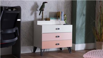 Bellona Menty Şifonyer Koyu Pudra