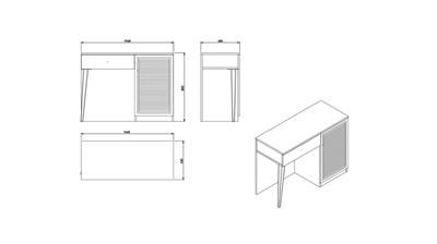 Blln Majer Makyaj Masası