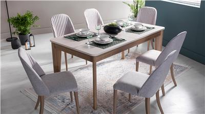 Bellona Mavenna Açılır Yemek Masası Beyaz