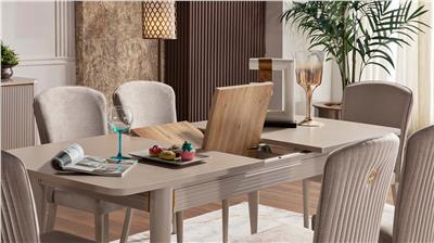 Bellona Sanvito Açılır Yemek Masası Krem