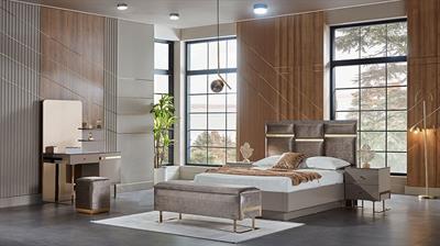 Blln Veronica 150 lık Yatak Başlığı Lara Vizon