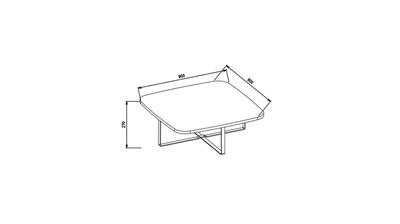 Bellona Veronica Kare Orta Sehpa