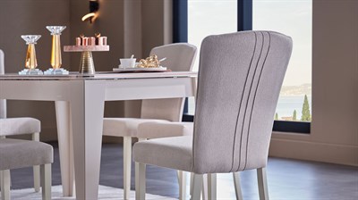 Bellona Nadia 6368 2 li Sandalye Moyeı Krem