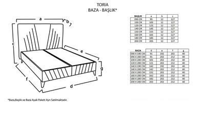 Bellona 160 Lık Toria Başlık Vika Gri