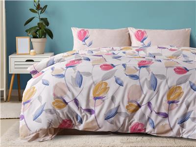 Doqu Home Ç Easy Cotton Comfoter Uyku Seti Tulips