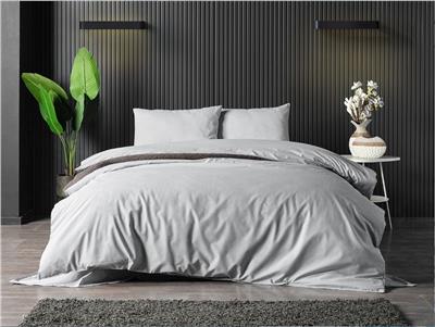 Doqu Home Tek Kişilik Pure Touch Nevresim Takımı Koyu Gri