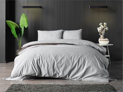 Doqu Home Tek Kişilik Pure Touch Nevresim Takımı Koyu Gri