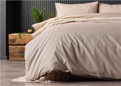 Doqu Home Tek Kişilik Pure Touch Nevresim Takımı Kahve