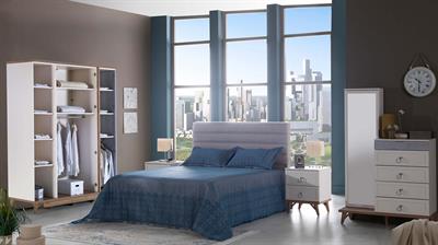 Bellona Mavenna 4 Kapılı Gardırop Beyaz