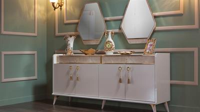 Bellona Monreal Konsol Aynası Fildişi