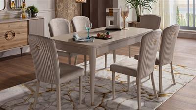 Bellona Sanvito Açılır Yemek Masası Krem