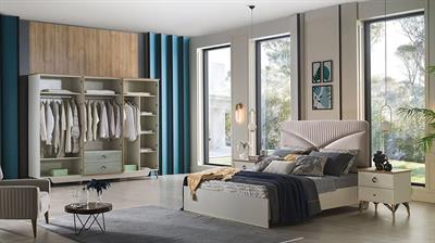 Bellona Valencia 6 Kapılı Gardırop Krem