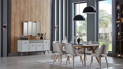 Bellona Valencia 6323 Sandalye 2 adet Bej