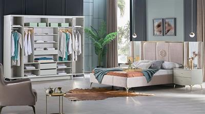 Bellona Valesco 6 Kapılı Gardırop Gri