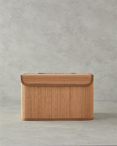 English Home Gina Saklama Kutusu 28X20X18 cm Açık Kahve