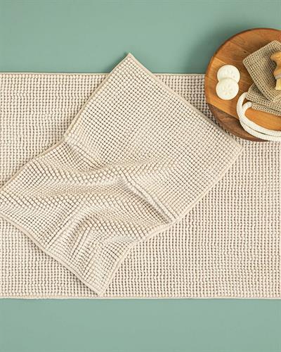 English Home Paige Banyo Paspası Seti 60x90+40x60 Bej