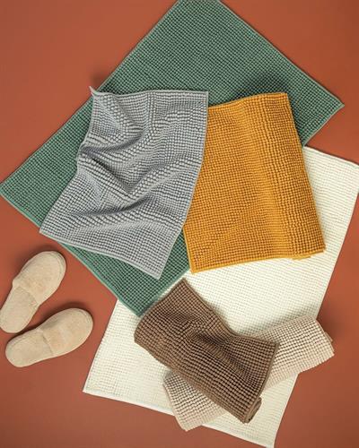 English Home Paige Banyo Paspası Seti 60x90+40x60 Kahve