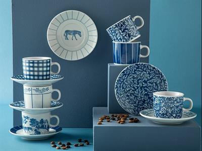 English Home Zebra Kahve Fincan Takımı 80 ml Lacivert