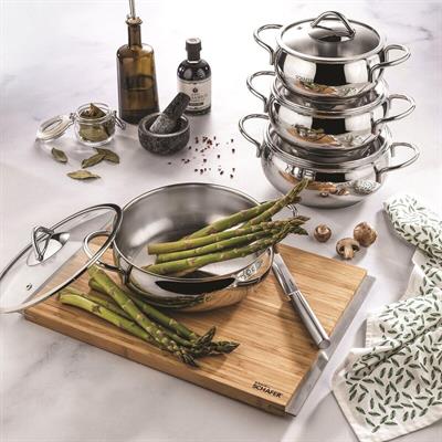 Schafer Cookhaus Çelik Tencere Setei 8 prç Inox