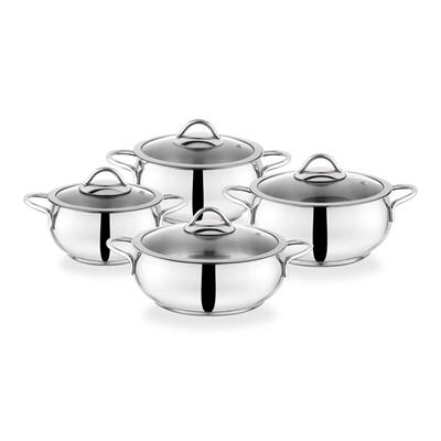 Schafer Cookhaus Çelik Tencere Setei 8 prç Inox