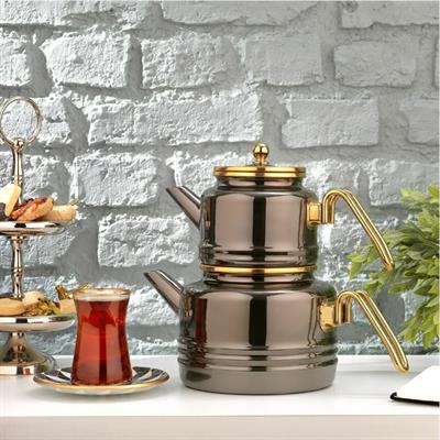 Schafer Emily Emaye Çaydanlık Takımı 3 Parça Siyah