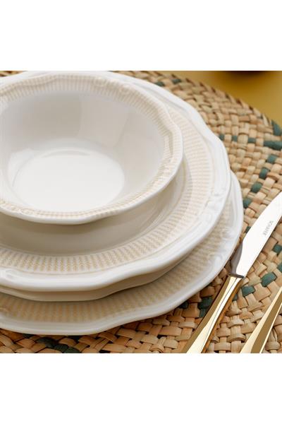 Schafer Nostalgia Yemek Takımı 24 prç Krem