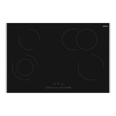 Vestel AO 78370 S VitroSeramik Siyah Ankastre Ocak