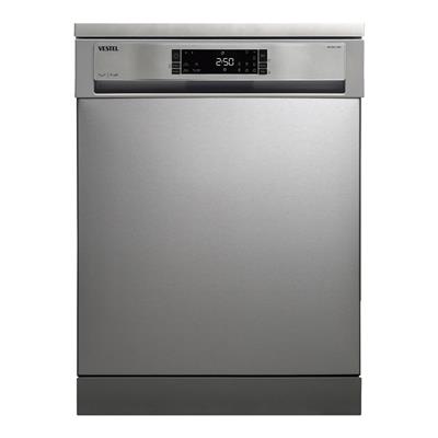 Vestel Inox Serisi 2’li Çeyiz Seti – WiFi Bulaşık Makinesi + Buzdolabı