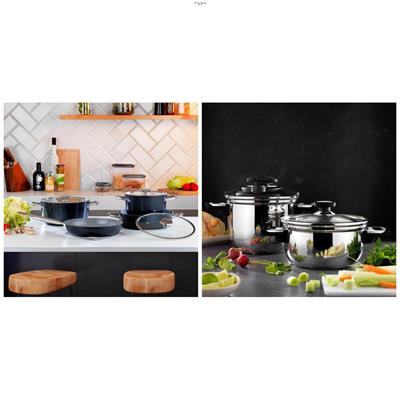 Schafer Premium Pişirme Seti - İn-Safe& Gravita Siyah