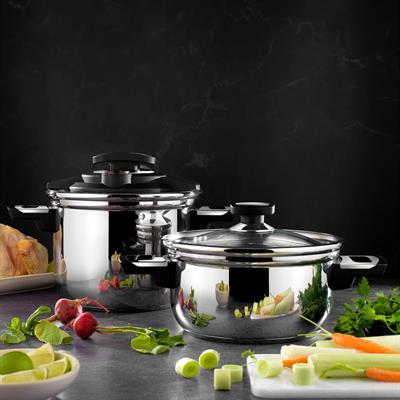 Schafer Premium Pişirme Seti - İn-Safe& Gravita Siyah