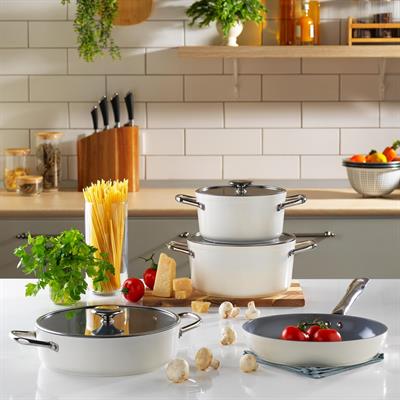 Schafer Premium Pişirme Seti - İn-Safe& Gravita Krem