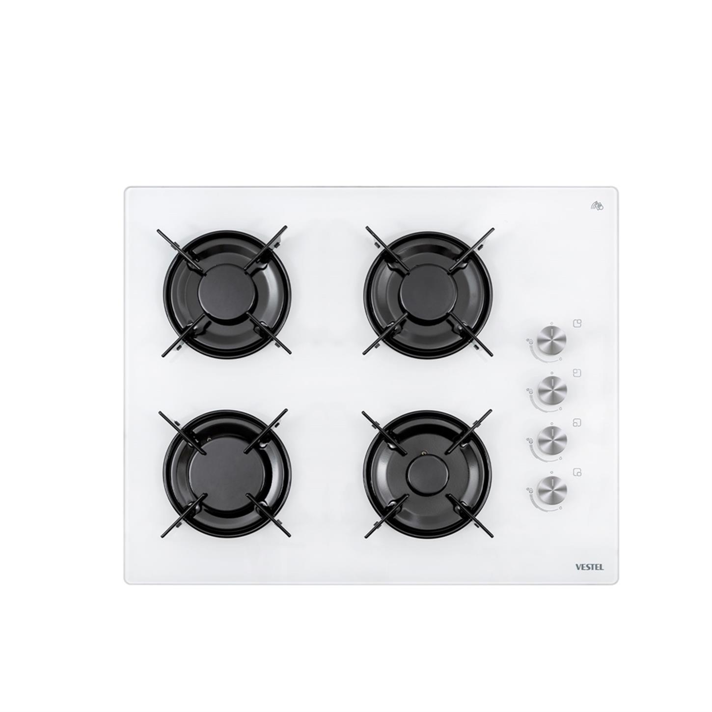 20267466Vestel AO 65104 B DG-T 65 cm Kolay Temizlenir Yüzey Ankastre Ocak