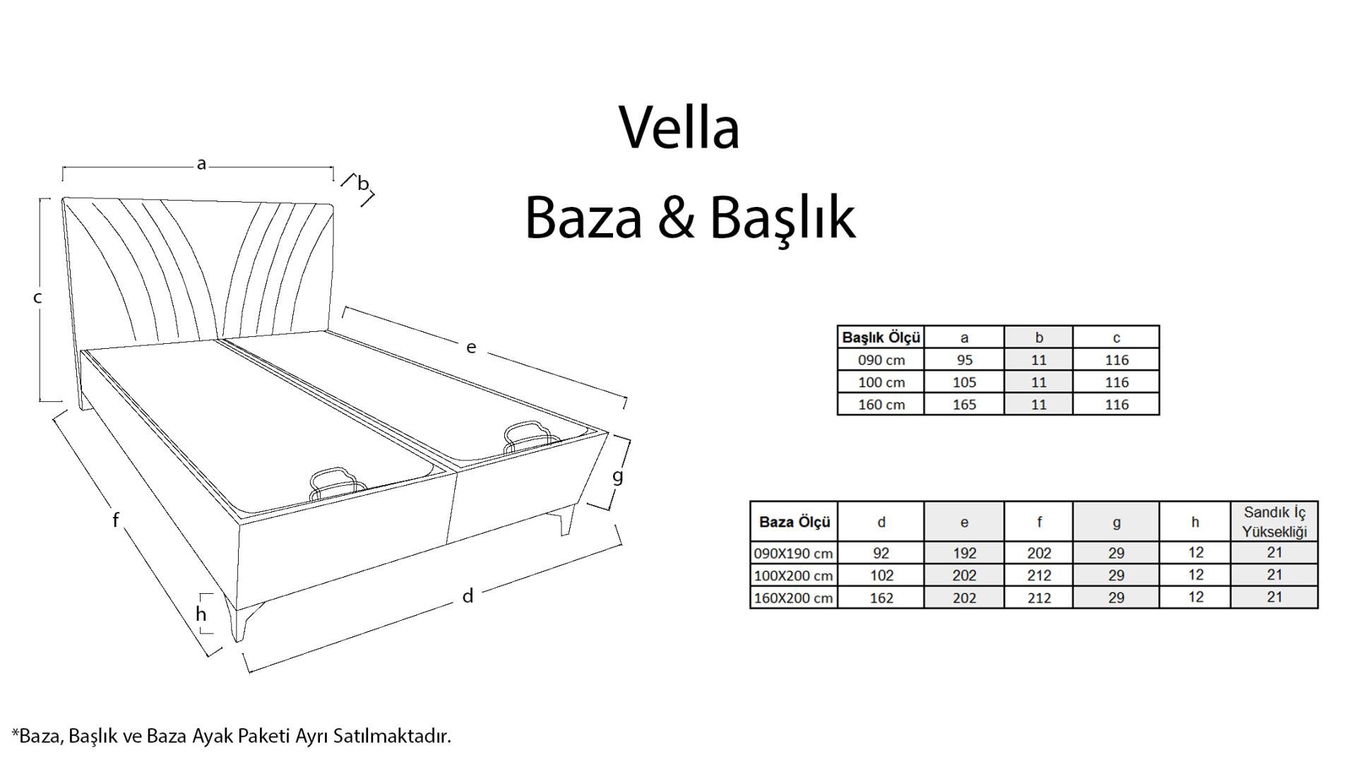 26VLLBB00100001Bellona Vella 90 lık Başlık