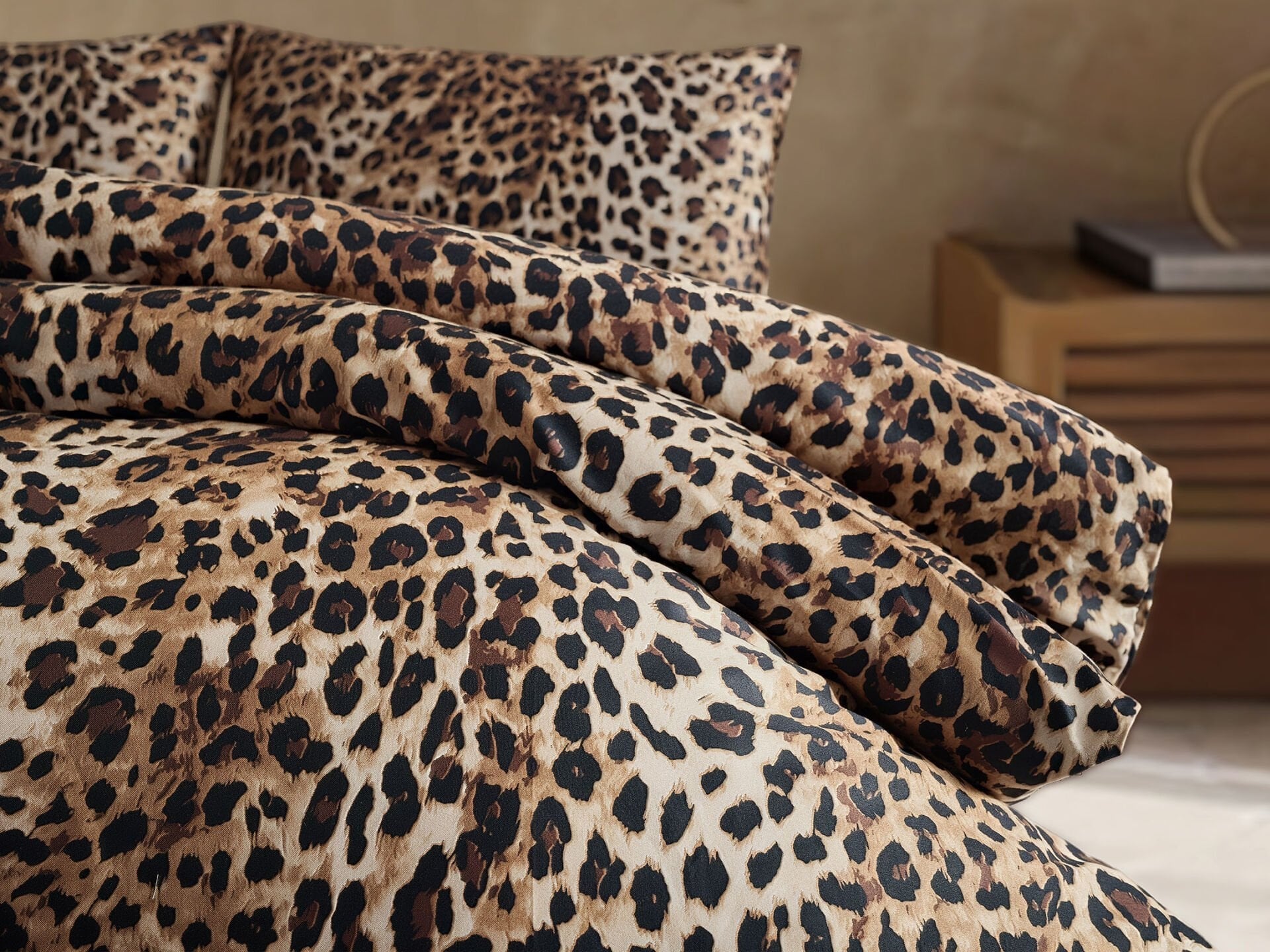 2Q9NTKLXST0020212Doqu Home Luxury Saten Çift Kişilik Nevresim Takımı Pantera 26