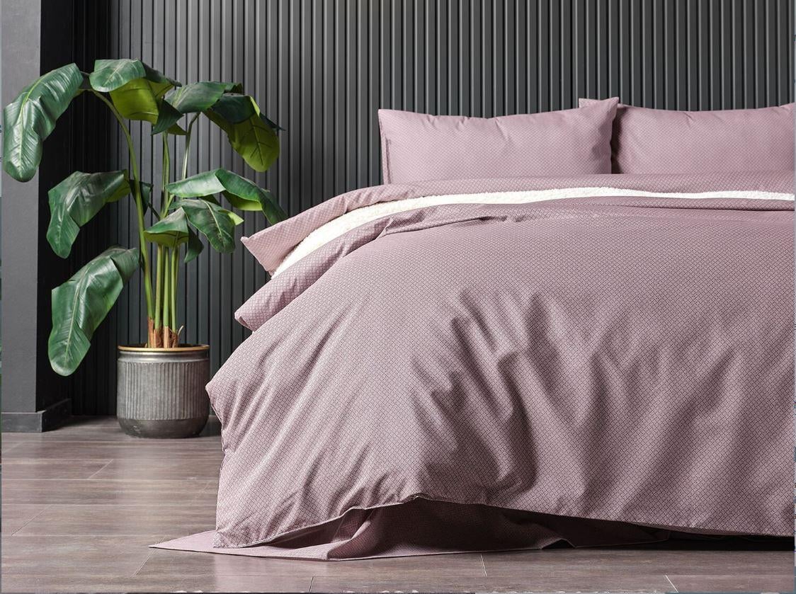 2Q9NTKPURT0010183Doqu Home Tek Kişilik Pure Touch Nevresim Takımı Gül Kurusu