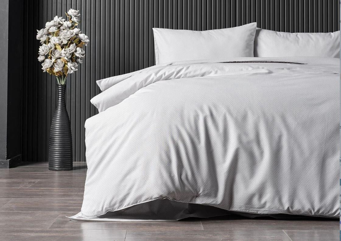 2Q9NTKPURT0020182Doqu Home Çift Kişilik Pure Touch Nevresim Takımı Açık Gri