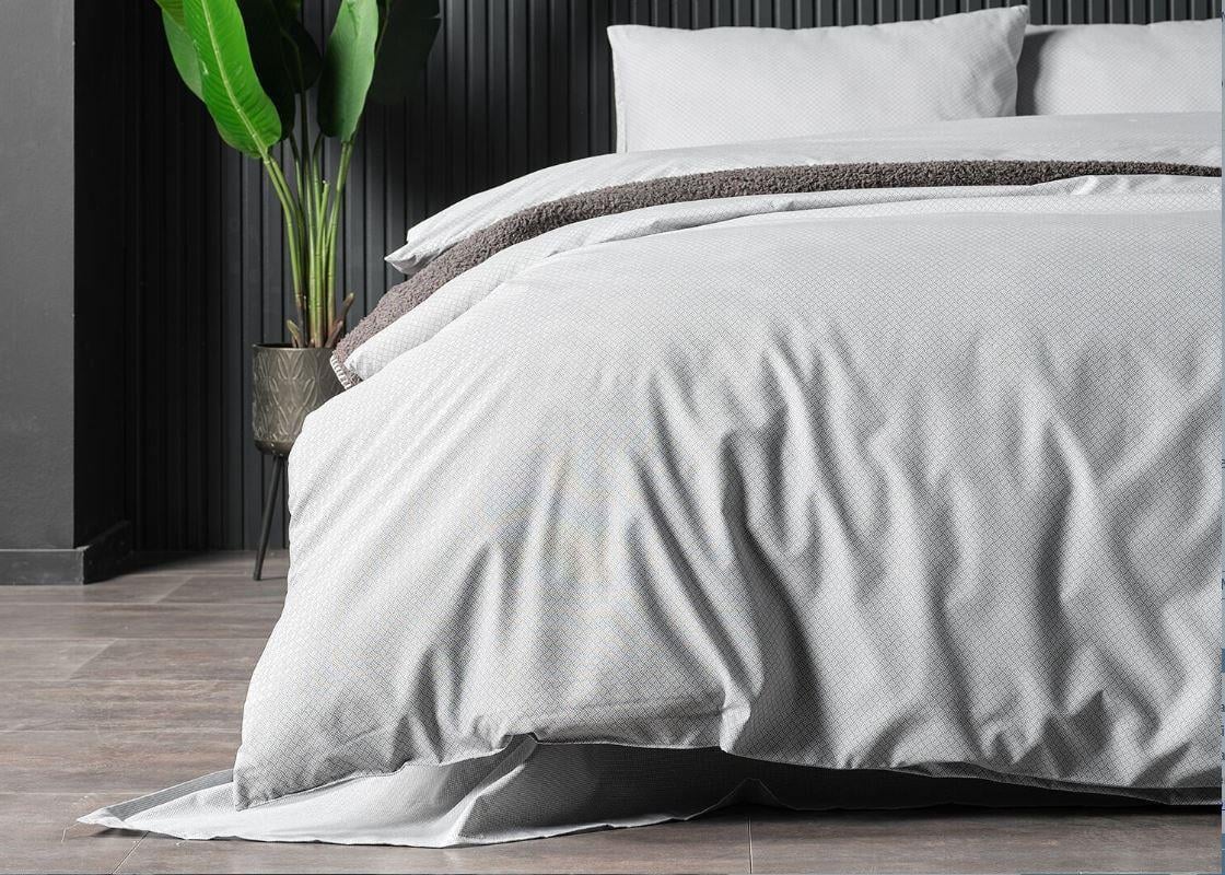 2Q9NTKPURT0020184Doqu Home Çift Kişilik Pure Touch Nevresim Takımı Koyu Gri