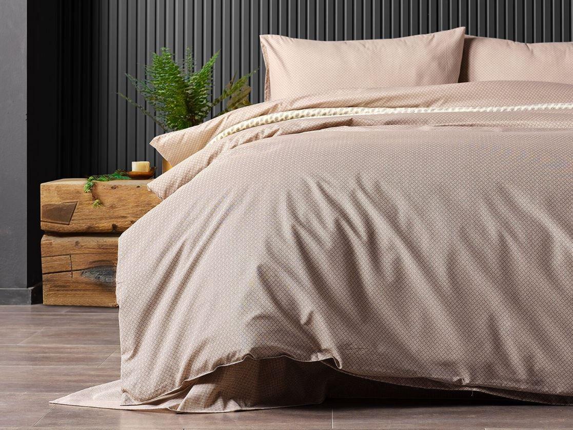 2Q9NTKPURT0020186Doqu Home Çift Kişilik Pure Touch Nevresim Takımı Kahve
