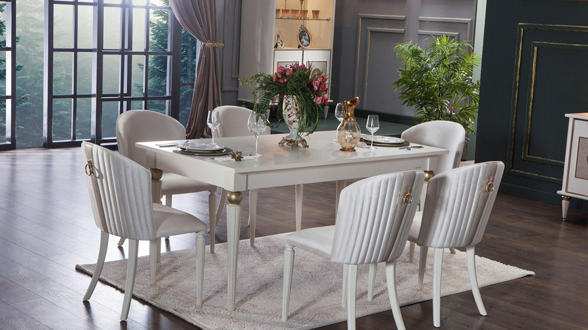 Bellona Mistral Açılır Yemek Masası Beyaz