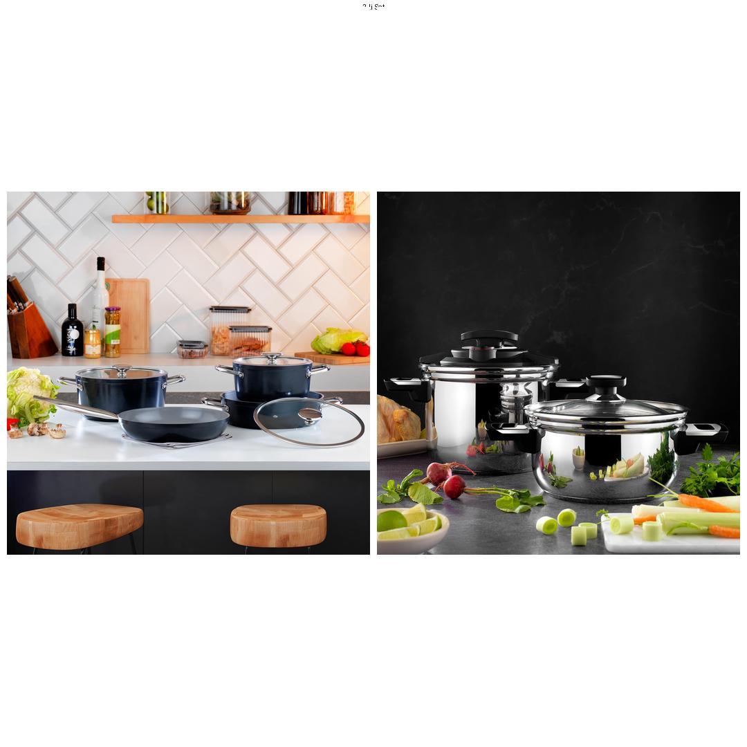 KRM-00083Schafer Premium Pişirme Seti - İn-Safe& Gravita Siyah