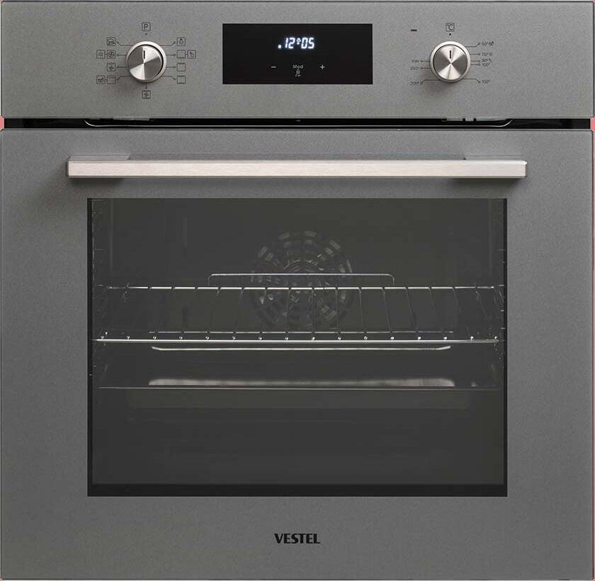 Vestel AF 7684 YG Ankastre Fırın Gri