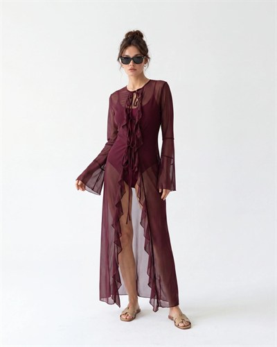 6465 KİMONO-BORDO