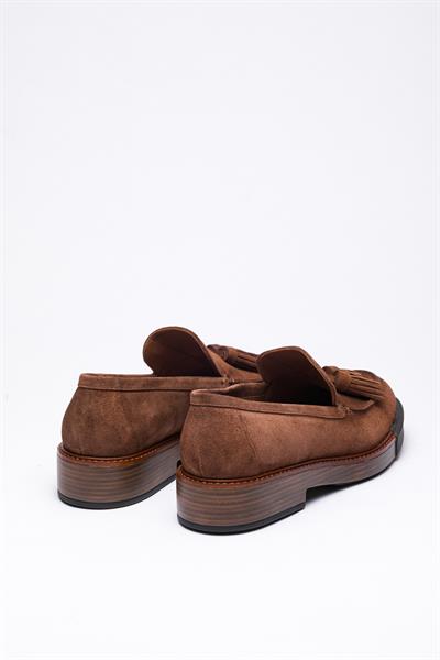Kahverengi Süet Loafer