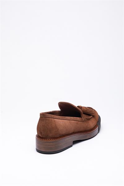 Kahverengi Süet Loafer