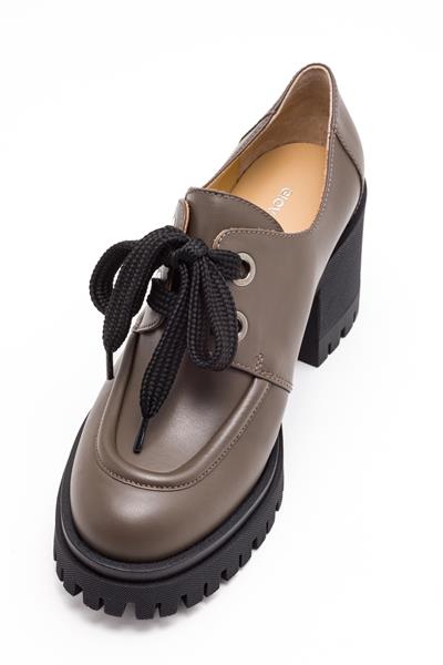 Haki Topuklu Ayakkabı