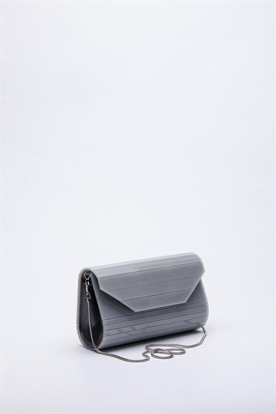 Gümüş Abiye Çanta