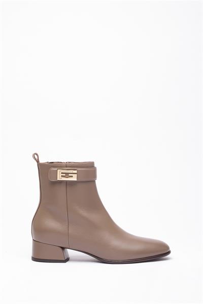 Vizon Rengi Topuklu Bot