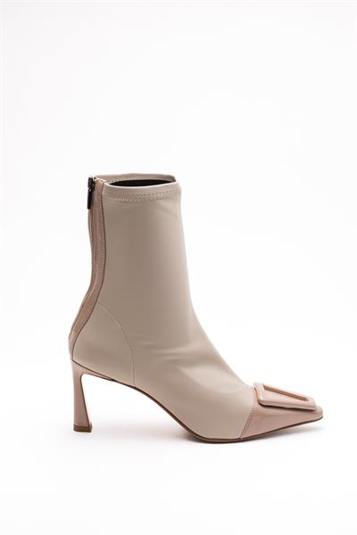 Bej Streç Çorap Bot