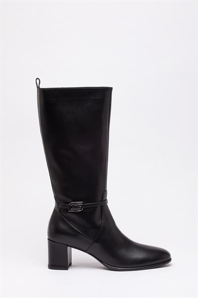 Siyah Topuklu Çizme